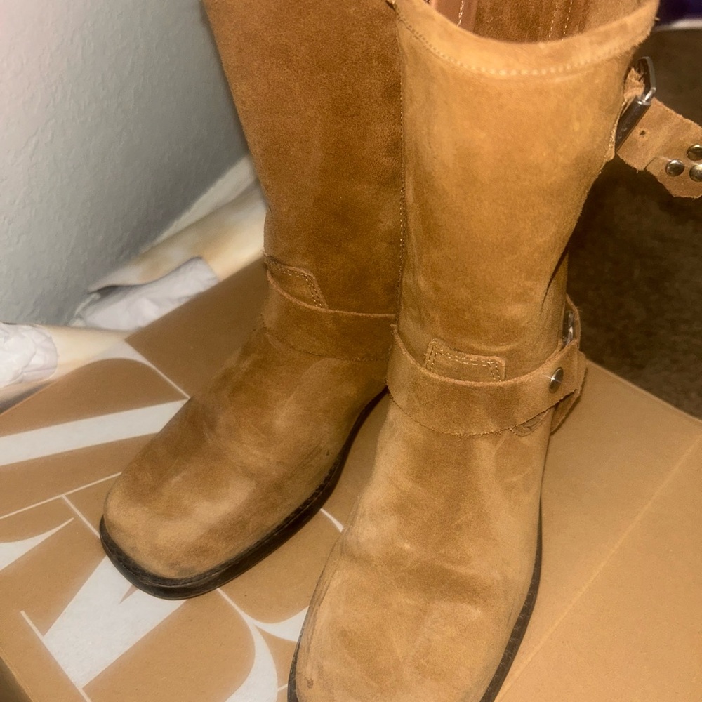 Tan Suede Women's Boots